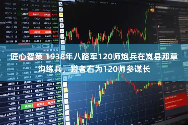 匠心智策 1938年八路军120师炮兵在岚县邓草沟练兵，蹲者右为120师参谋长